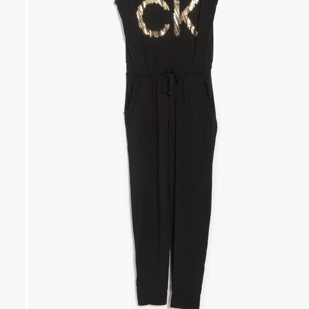 Calvin Klein logo branded jumpsuit - Picture 3 of 3